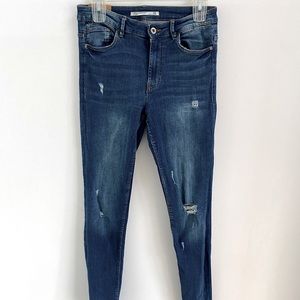 Zara Ripped Skinny Jeans